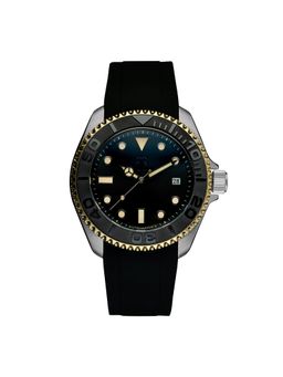 Aries Gold - AG Collective Automatic Black GMT Round Dial Men's Watch - G 9040 SGYM-BKBEI